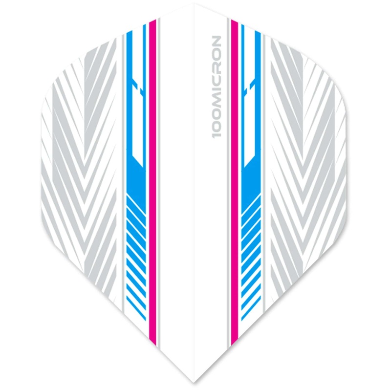 Designa Racing Flights – Standard No2 – 100 Micron – Cyan & Magenta