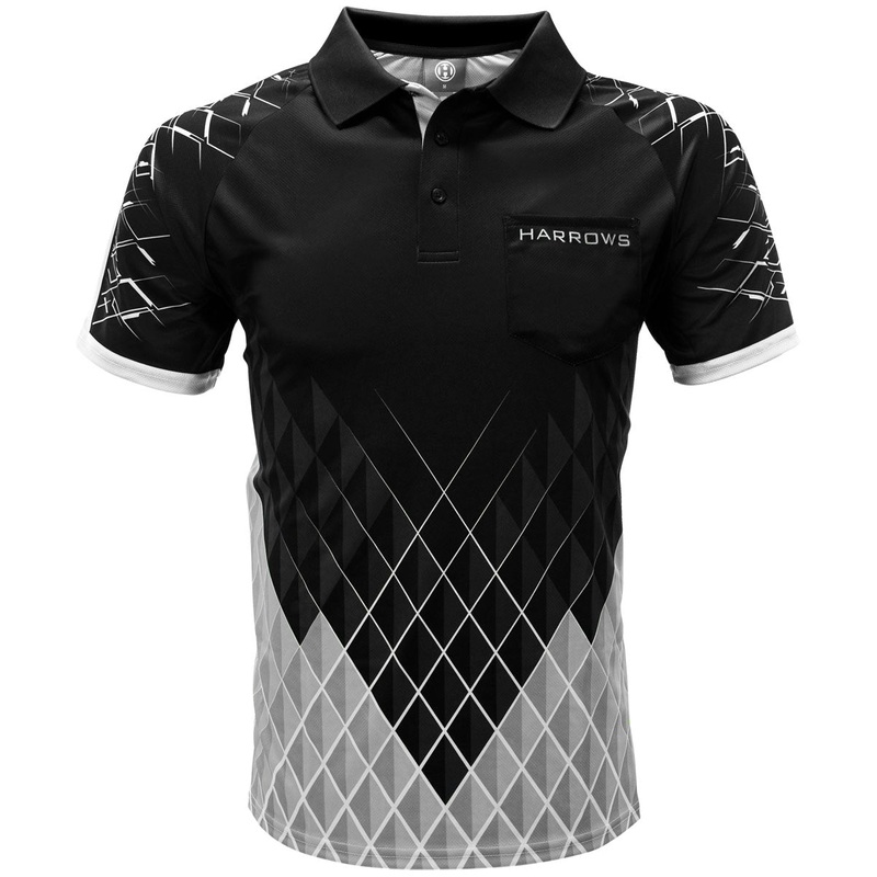 Harrows Paragon White Dart Shirt Small