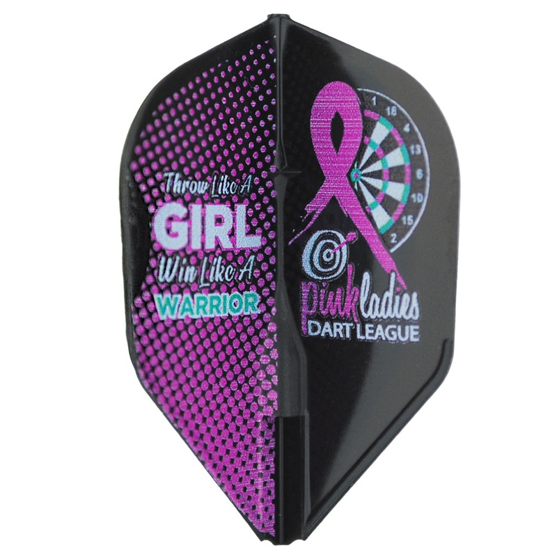 L-Style Pink Ladies Dart League 2024 Dart Flights – L3 / Shape