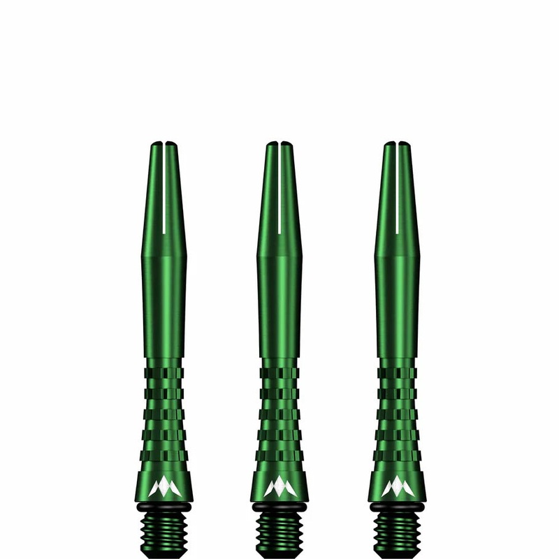 Mission Atom13 Aluminum Shafts – Anodized Metal Stems  – Green – Short Green Short (35mm in length excluding thread) Aluminum