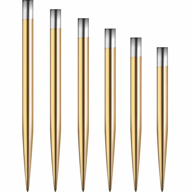 Mission Glide Dart Points – Spare Points – Plain – Gold 30mm