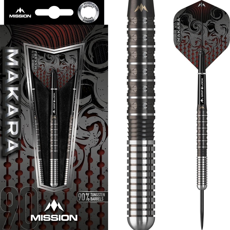 Mission – Makara M1 Darts – Steel Tip – 90% Tungsten – 22g 24g 26g 22 grams