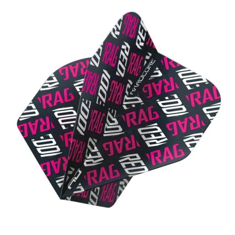 Red Dragon Hardcore XT Pink and White Red Dragon Logo Flights