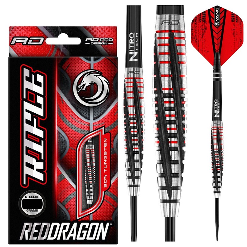Red Dragon Rifle 90% Tungsten Steel Tip Darts 21 grams