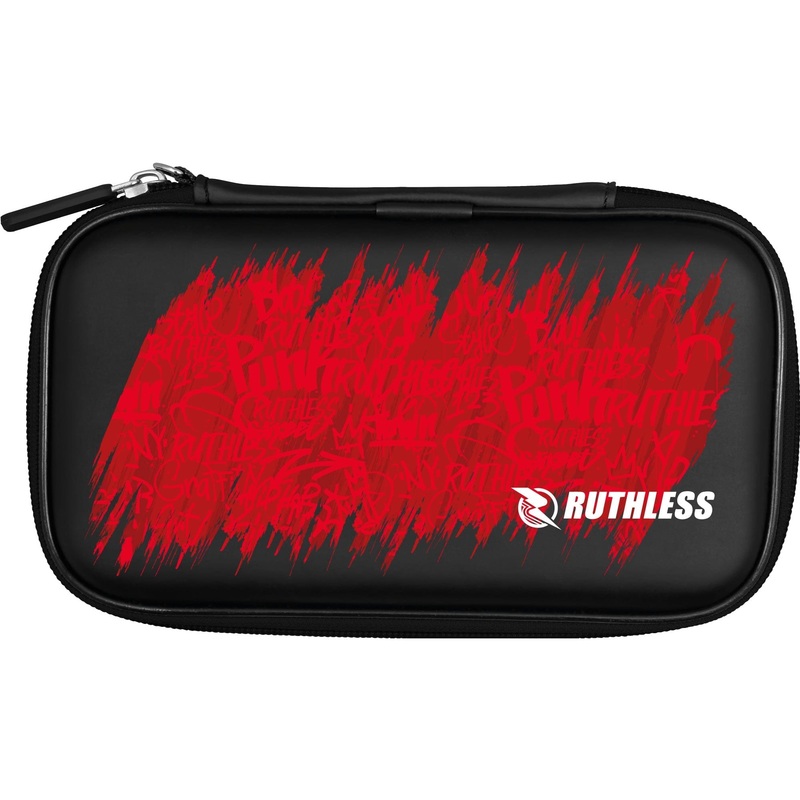 Ruthless Designed EVA Dart Case – Large – Black – Graffiti – Red
