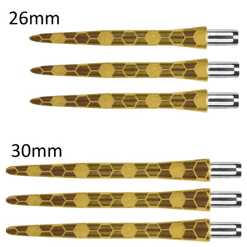 Target Fire Storm Onyx Cut Gold Replacement Dart Points 26mm