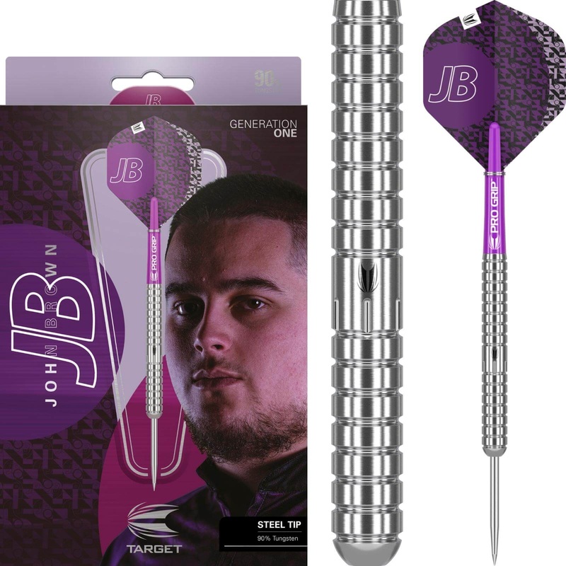 Target – John Brown Darts – Steel Tip – 90% Tungsten – 22g 24g 22 grams