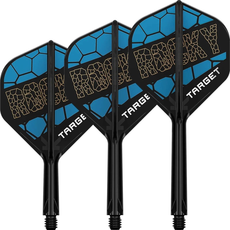 Target – K-Flex Josh Rock – Big Wing Dart Flights – Integrated Flight & Shaft System Short (19mm)