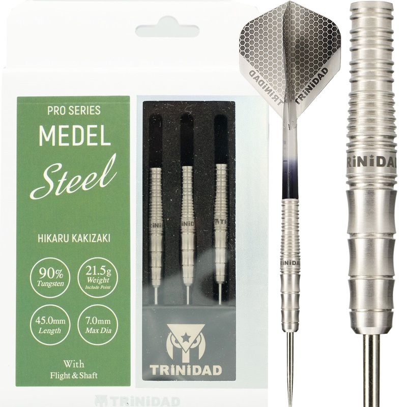 Trinidad Pro Darts – Steel Tip – 90% Tungsten – Medel – 21.5g
