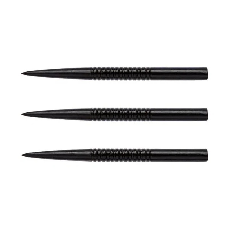 Winmau Black Ringed Grip Replacement Dart Points 32mm