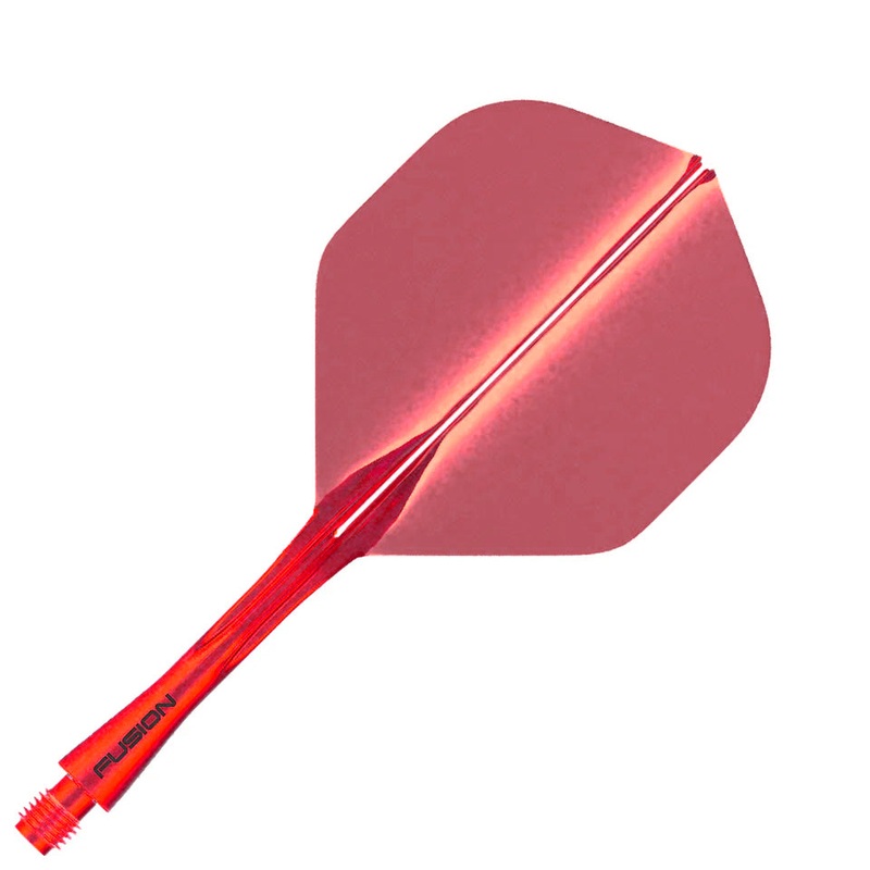 Winmau Fusion Integrated Flight & Shaft System –  No2 Intermediate Fluoro Orange