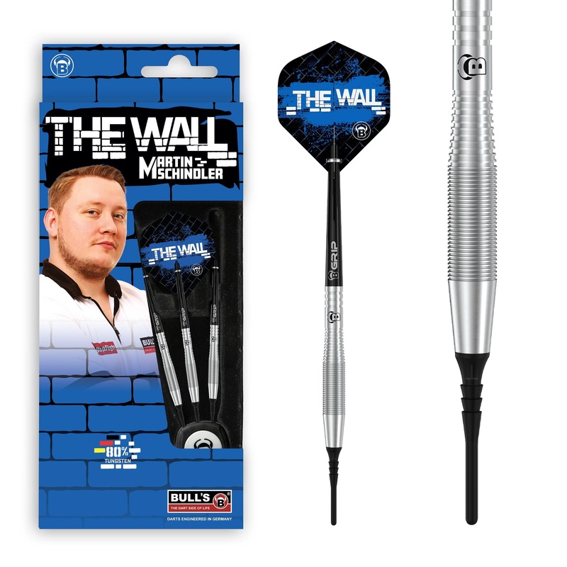 BULL’S Martin Schindler Darts – Soft Tip – 80% Tungsten – 18g