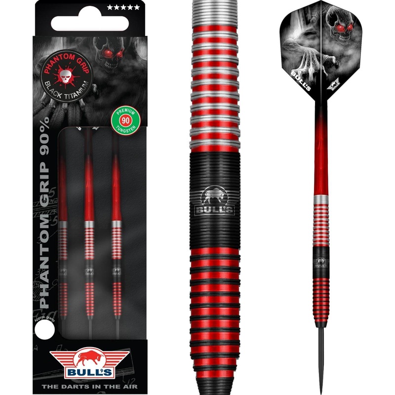Bull’s NL – Phantom Grip Darts – Steel Tip – 90% Tungsten – 23g 24g 25g 23 grams