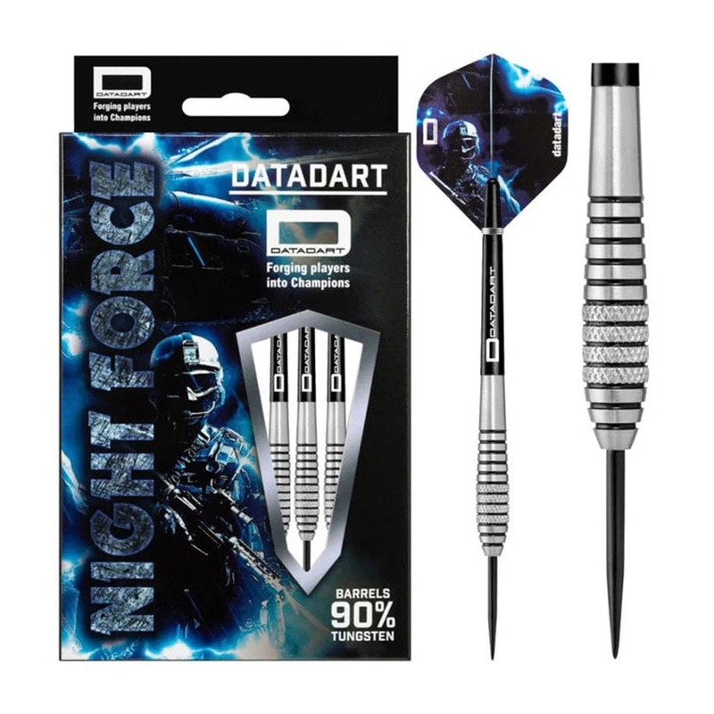 DataDart Night Force 90% Tungsten Steel Tip Darts 22 GRAM