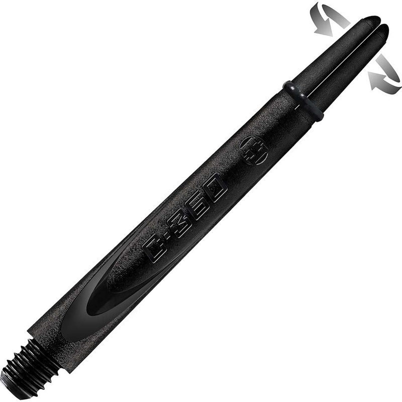 Harrows Carbon 360 Dart Shafts – Medium Black