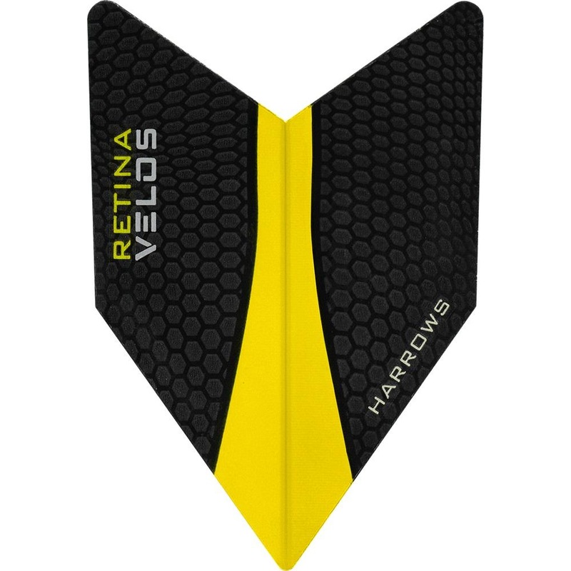 Harrows Velos Retina Yellow Dart Flights Yellow