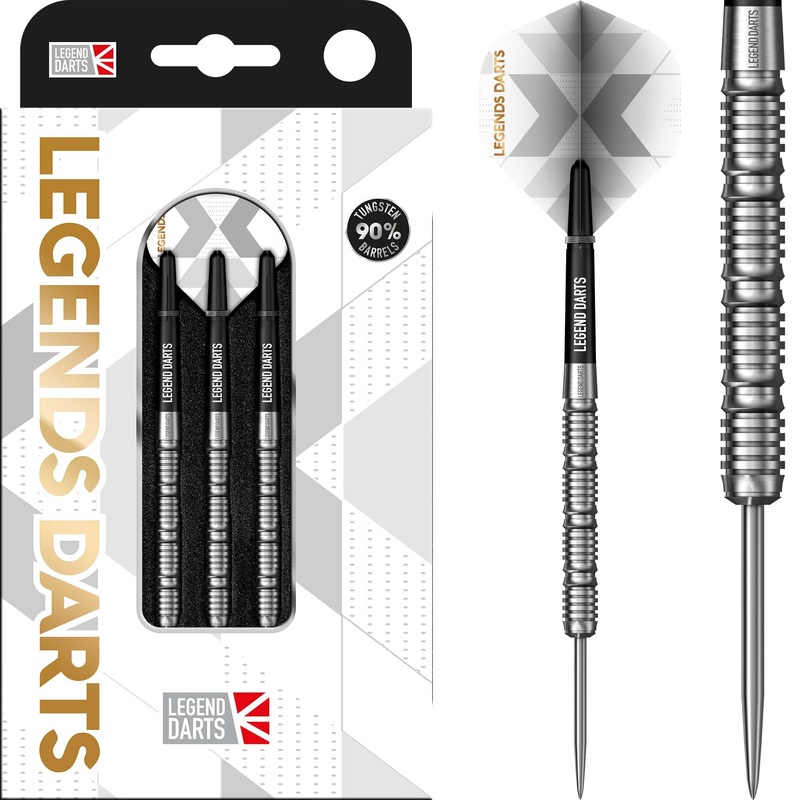 *Legend Darts – Steel Tip – 90% Tungsten – Pro Series – V17 – Quad Ring 22g