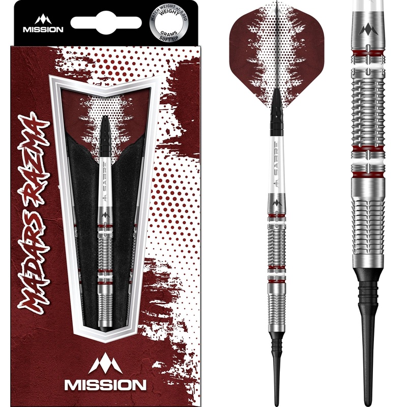 Mission Madars Razma Darts – Soft Tip – 95% Tungsten – 21g