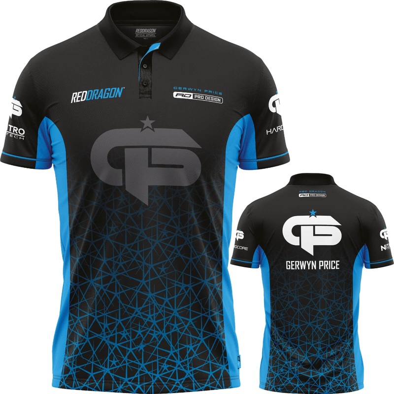 Red Dragon – Gerwyn Price Signature Polo Dart Shirt – S to 3XL S