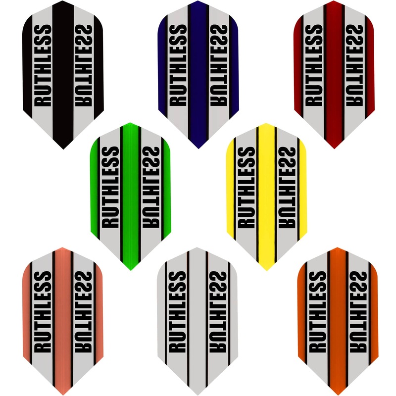 *Ruthless – Clear Panel – Dart Flights – 100 Micron – Slim Clear