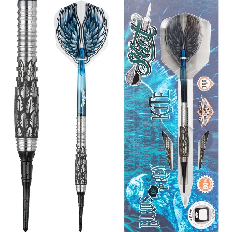 Shot Birds of Prey Darts – Soft Tip Tungsten – Kite 18g