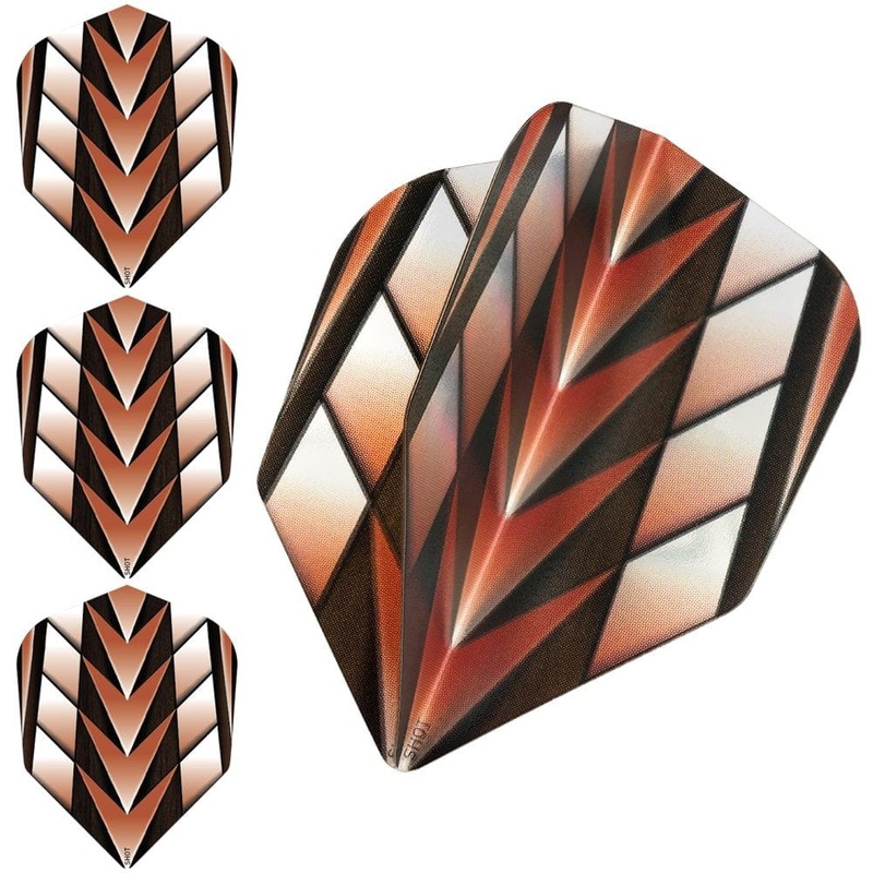 *Shot Dart Flights – 100 Micron – Transparent – No6 – Tribal Weapon