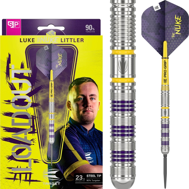 Target – Luke Littler Loadout Darts – Swiss Point – Steel Tip – 90% Tungsten – 22g 23g 24g 22 grams