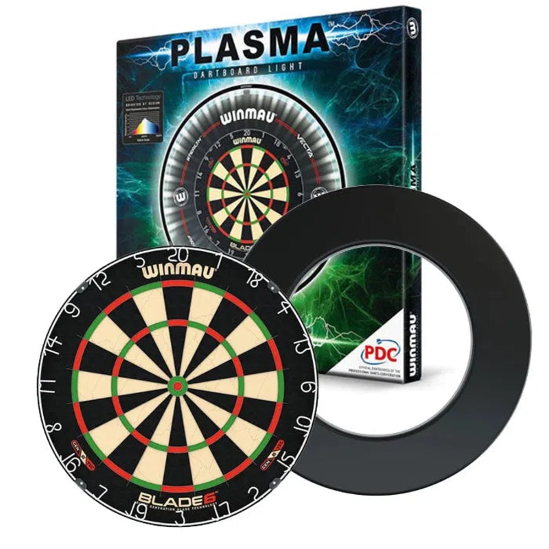 Winmau Blade 6 Plasma & NPQ Surround Bundle Black