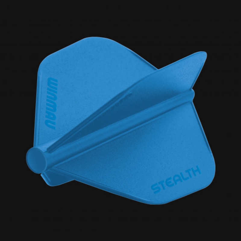 Winmau Stealth Standard 150 Micron Molded Flight – Blue Standard 100 Micron Blue