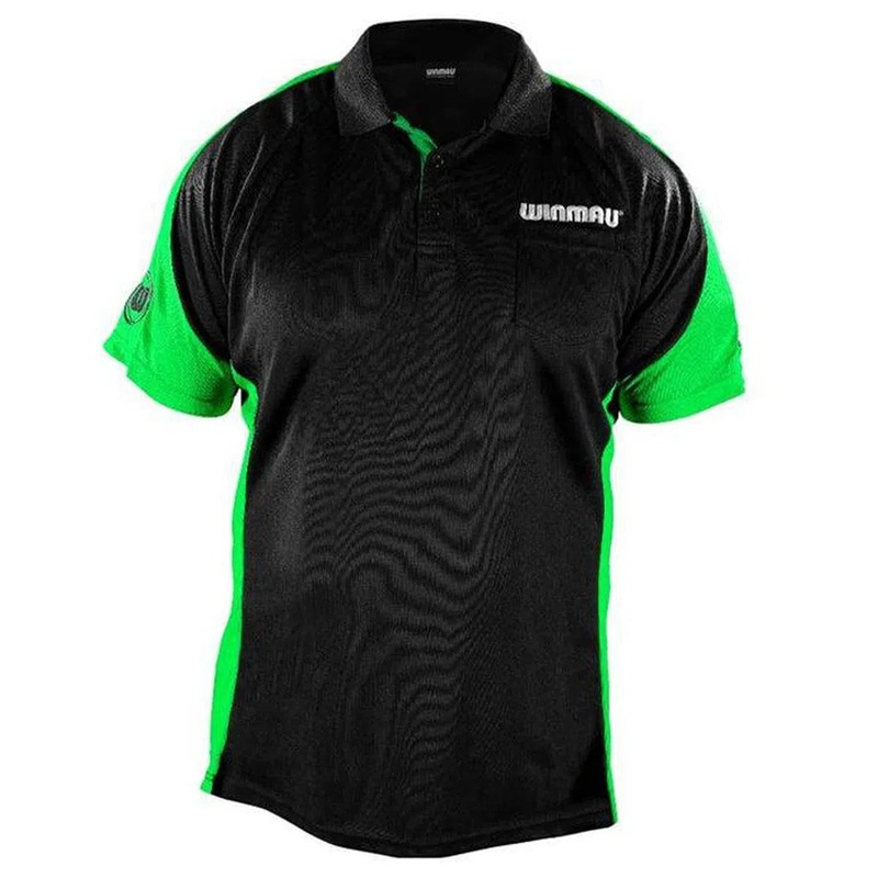 Winmau Wincool 3 Dart Shirt – Green Medium