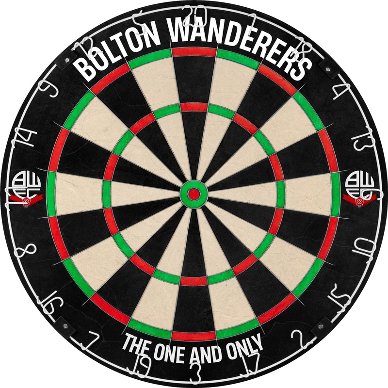 Bolton Wanderers Dartboard – Professional Level – Official Licensed – BWFC