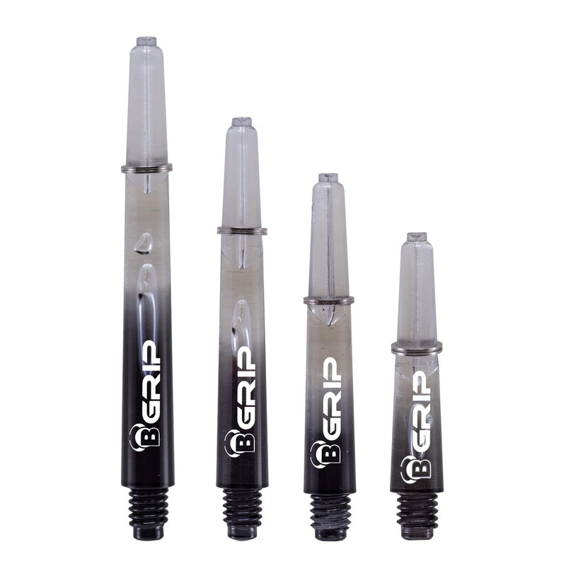 *BULL’S B-Grip TT Shaft – Polycarbonate – Clear & Black Medium
