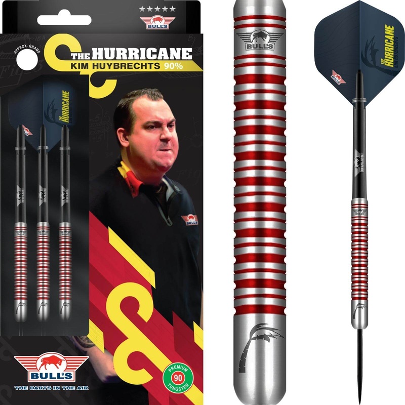 Bull’s NL – Kim Huybrechts PCT Darts – Steel Tip – 90% Tungsten – 23g 24g 25g 23 grams