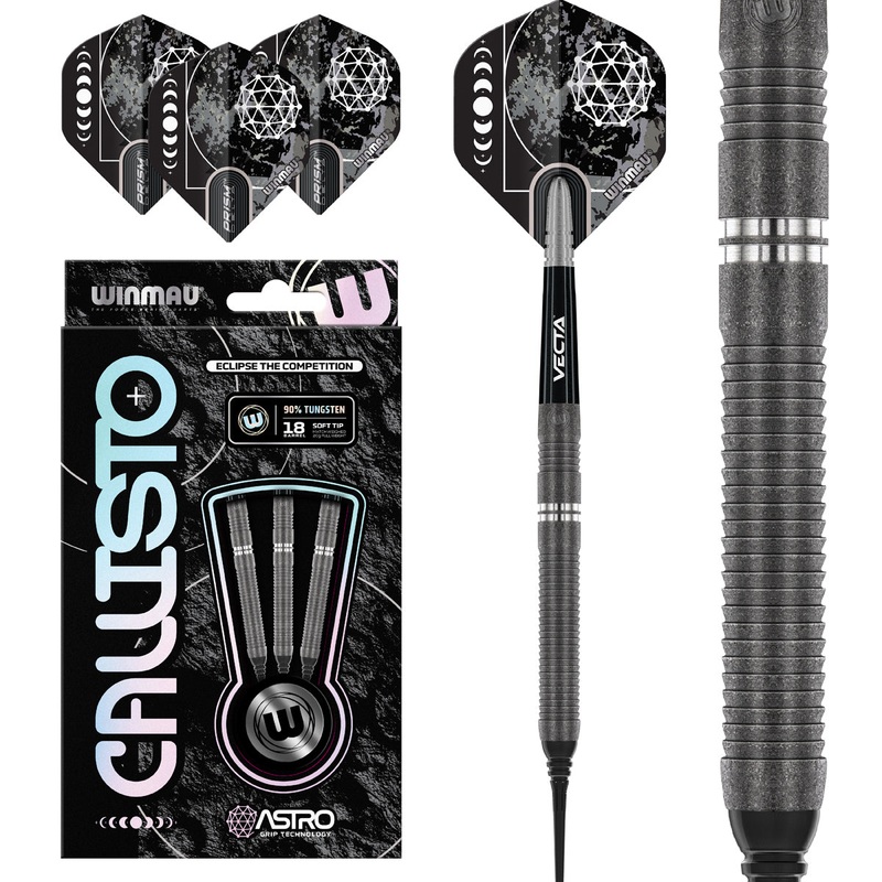 Callisto 01 90% Tungsten Soft Tip Darts by Winmau 20 Gram
