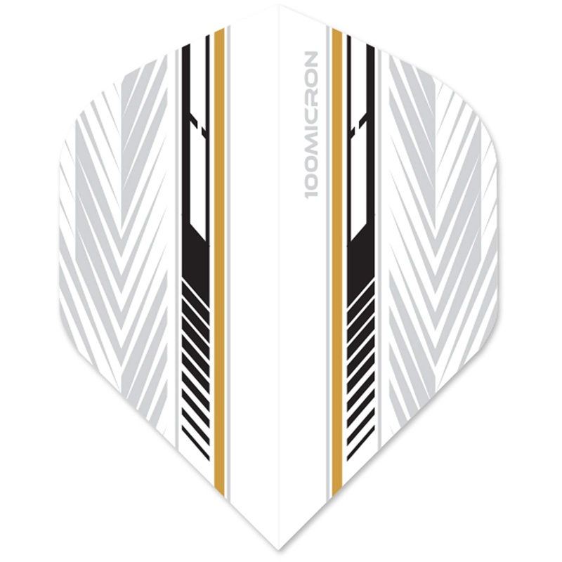 Designa Racing Flights – Standard No2 – 100 Micron – Black & Gold