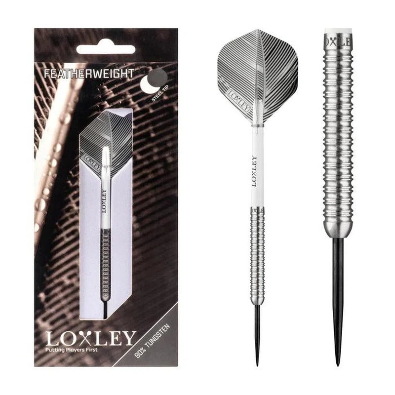 Loxley Featherweight Black 90% Tungsten Steel Tip Darts 16 GRAM