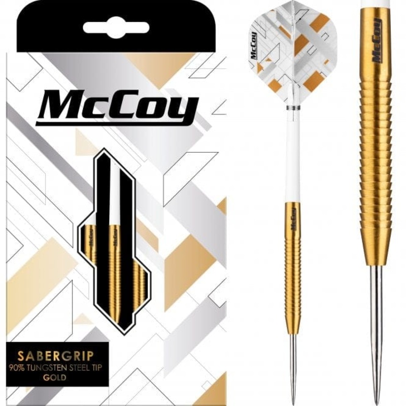 McCoy Sabergrip – 90% Steel Tip Tungsten – Gold 18g