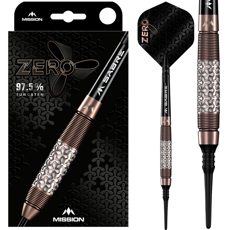 Mission Zero Darts – Soft Tip – 97.5% Tungsten – Bronze PVD