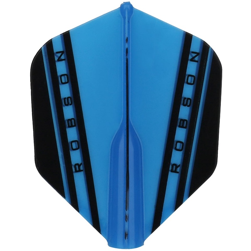 Robson Plus V Dart Flights – Shape Blue