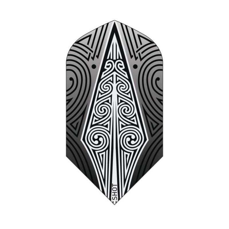 Shot Odin’s Spear Dart Flight Set-Slim-Black Slim 100 Micron Polymer