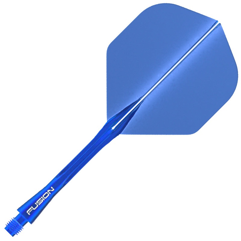 Winmau Fusion Integrated Flight & Shaft System –  No2 Medium Azure Blue