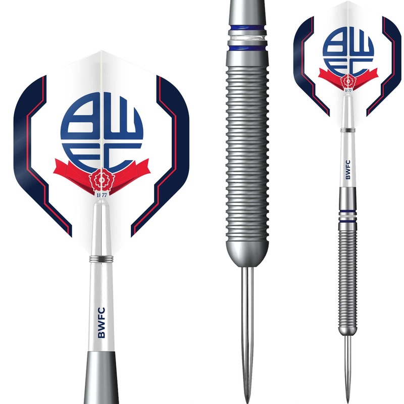 Bolton Wanderers Darts – Steel Tip Brass – Official Licensed – BWFC – 22g 22g