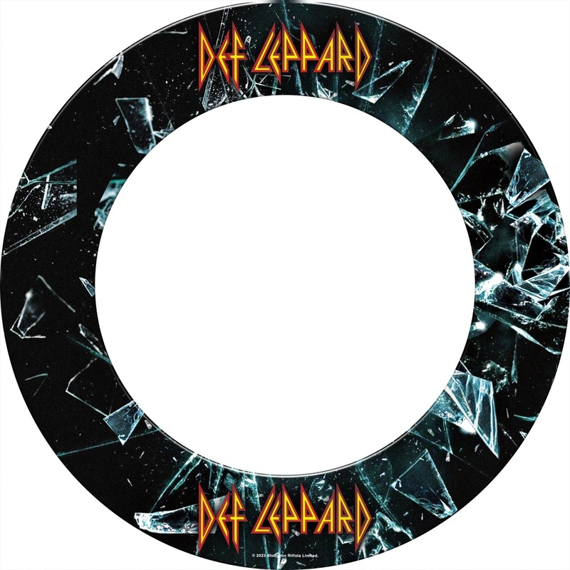 Def Leppard Dartboard Surround – Official Licensed – S2 – Professional – Shattered Glass
