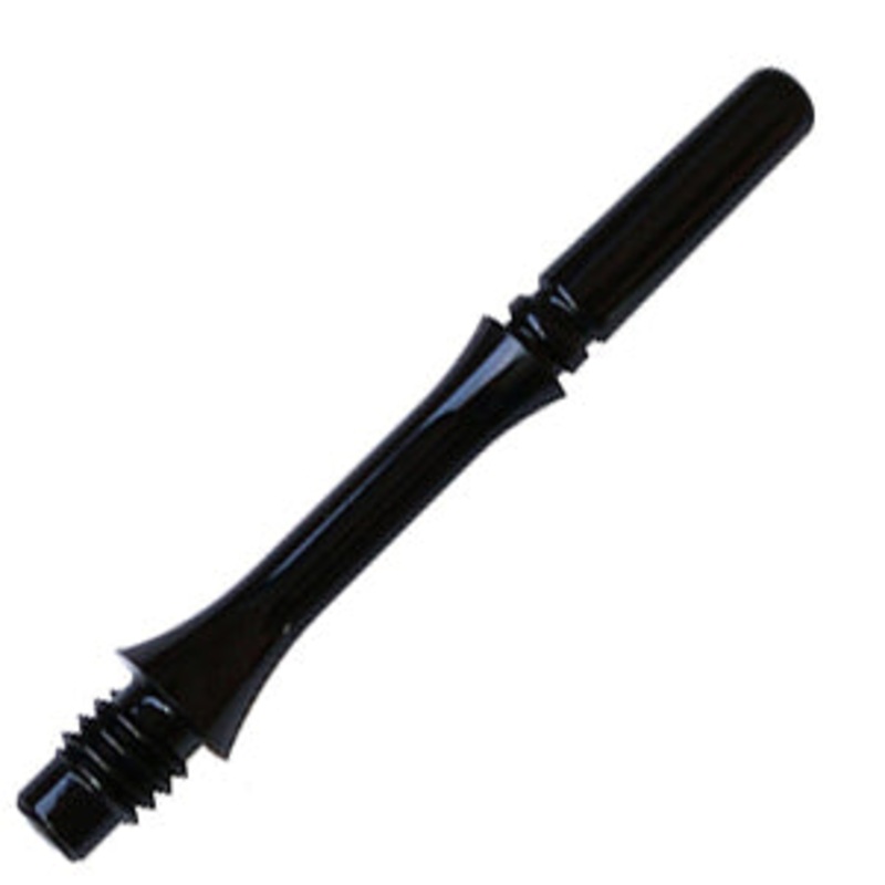 Fit Flight Gear Slim Spinning Dart Shafts – X-Short #2 (18.0mm) Black