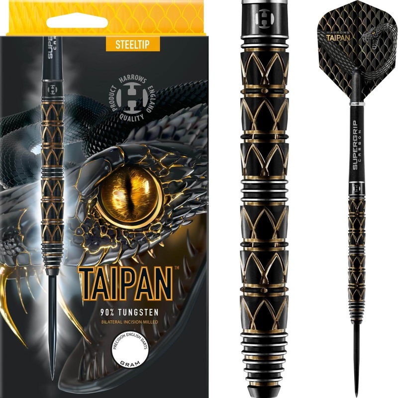 Harrows – Taipan Darts – Steel Tip – 90% Tungsten – 21g 22g 23g 24g 25g 26g 21 grams