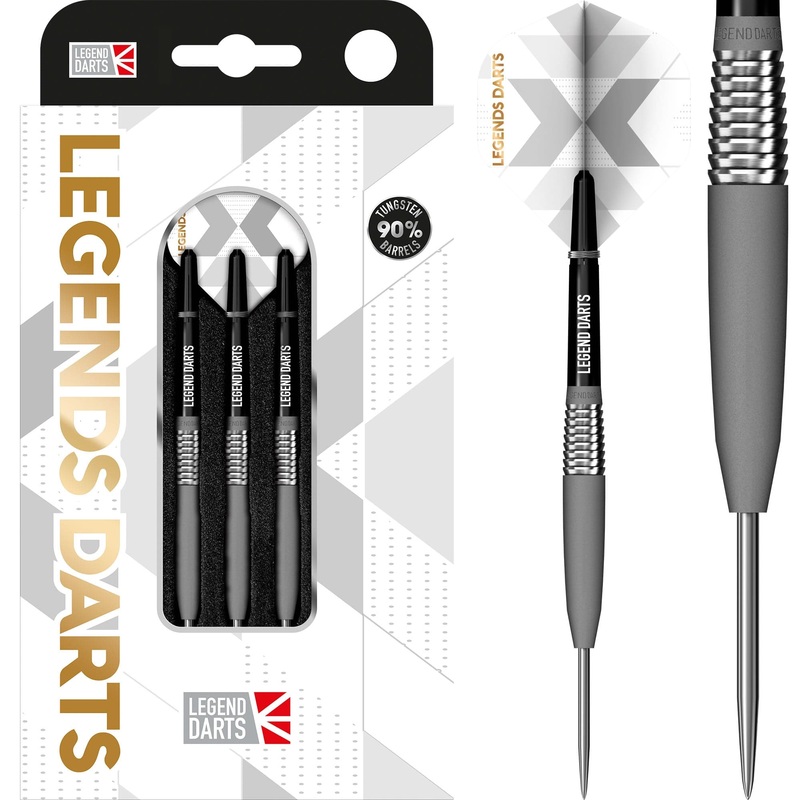 Legend Darts – Steel Tip – 90% Tungsten – Pro Series – S01 – Shark Bullet 22g