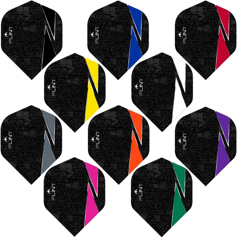 *Mission Flint Dart Flights – 100 Micron – No2 – Std Black