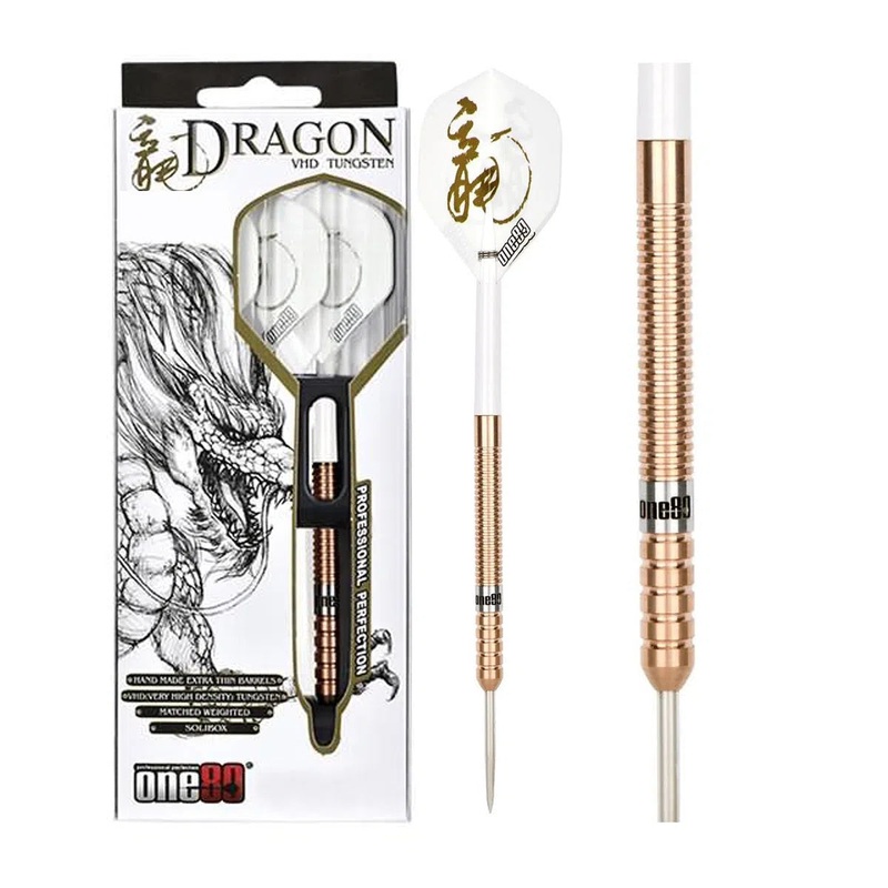 One80 Fire Dragon 90% Tungsten Steel Tip Darts 22 GRAM