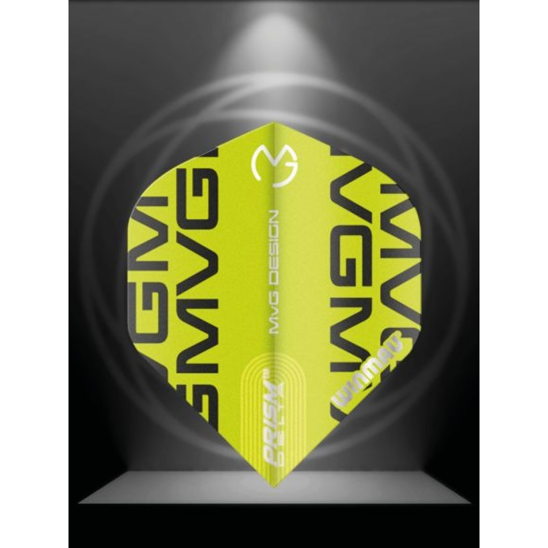 Prism Delta MvG (Michael Van Gerwen) 2021 Green Print Extra Thick Standard 100 Micron Poly metronic extra thick