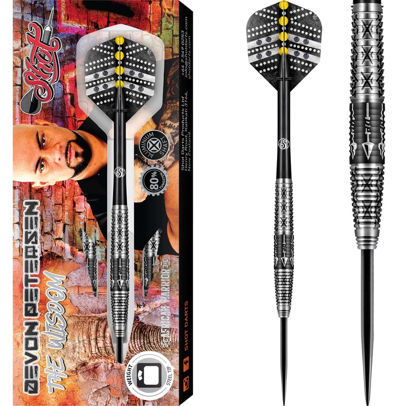 *Shot Devon Petersen Darts – Steel Tip – Wisdom 23g
